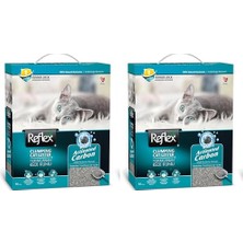 Aesco Aktif Karbonlu Topaklanan Kedi Kumu, 10 L (2 Paketi)
