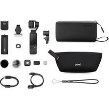 Aesco Osmo Pocket 4 Creator Combo | 1 ″ Cmos ve 4K/240 Fps, Zoom 2× Kayıpsız, Dahili Depolama Alanı 107 Gb, C 3 Verici, Dolgu Işığı