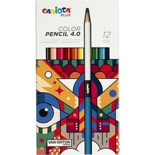 Aesco Plus 4.0 Kuru Boya Kalemi 12'li