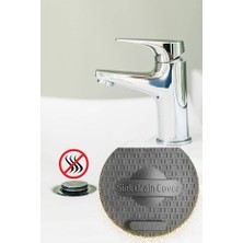 Aesco Tineke Lavabo Kötü Koku Giderici Önleyici Silikon Mat Sızdırmaz Lavabo Tıkacı Lavabo Tıpası Evye Kapağı Gri