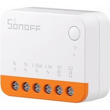 Aesco Mınır4 Wıfı Kablosuz Anahtar, 2 Yönlü Akıllı Anahtar Mikro Modül, Röle Sökme Modu, App Kontrolü, Alexa, Google HOME,10A/2200W (5 Paket) ile Uyumlu Mini Akıllı Anahtar