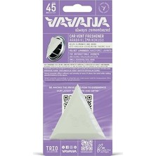 Aesco Vavana Trio Araba Klima Kokusu - Lavanta Aromalı Oto Kokusu | Bpa & Sıvı Içermez | 45 Gün Etkili Araç Kokusu (Kadifemsi Lavanta)