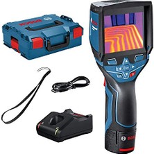 Aesco Bosch Professional Gtc 400 C Termal Kamera (12 Volt, 1 x 2.0 Ah Akü, Şarj Cihazı, Ölçüm Aralığı: -10 °c ile +400 °c Arası; L-Boxx Çanta)