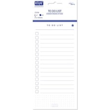 Aesco Yapışkanlı Not Kağıdı To Do List - Yapılacaklar Listesi 75X150 30 Yaprak