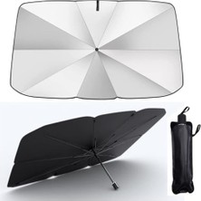 Aesco Nkt Group (7871) Araba Ön Cam Güneşlik Katlanabilir Güneşlik Şemsiye Ön Cam Gölgelik Büyük Boy 75 cm x 135 cm ile Uyumlu