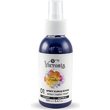 Aesco Viktoria Sprey Kumaş Boyası 100 ml (Lacivert)