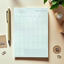 Aesco Fark Tanıtım Tarihsiz Masaüstü Planlayıcı, 10 Farklı Planlama, 80 Yaprak (Bütçe Planlayıcı)