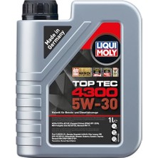 Aesco Liqui Moly Top Tec 4300 5W-30 1 Litre Otomotiv Bakım Ürünü