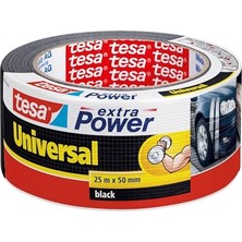 Aesco Tesa Duct Tamir Bandı, Extra Power Universal Siyah, 25M x 50MM