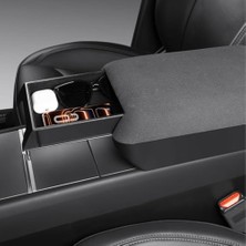 Aesco Tesla Model Y Juniper (2025+) Uyumlu Ergonomik Kol Dayama Yükseltici ve Gizli Saklama Kutusu - Konforlu Sürüş Destek Seti
