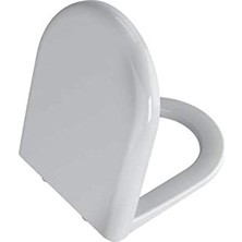 Aesco Vitra Zentrum 94-003-009 Yavaş Kapanır Klozet Kapağı, Duroplast, Beyaz