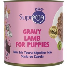 Aesco Mini Irk Yavru Köpek Konserve Sı, Tavuk & Kuzu Etli, Yüksek Proteinli Soslu Islak  200 gr