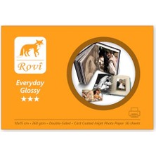 Aesco Everyday Parlak Çift Taraflı Fotoğraf Kağıdı 260GSM 50YP A6