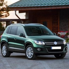 Aesco Sağ Ön Kapı Cam Açma Düğmesi Krom 5K0959855 Vw Tiguan ile Uyumlu 2012-2015