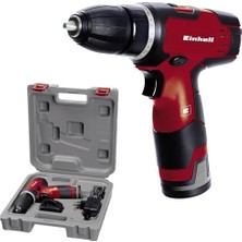 Aesco Einhell Akülü Vidalama Th-Cd 12-2 Li (12 V, 1,3 Ah, 24 Nm, Hızlı Durdurma, 2 Vitesli Şanzıman, 20 Tork Ayarı, Mil Kilidi, Taşıma Çantası Dahil) - 4513660