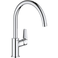 Aesco Grohe Eviye Bataryası Döner Borulu Bauedge Krom - 31367001          [enerji Sınıfı A]
