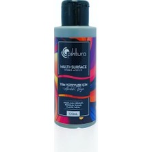 Aesco Multi-Surface Hibrit Akrilik Boya, 120ML, Su Bazlı, Ahşap Cam Seramik Metal Kumaş Plastik Için (Gri)