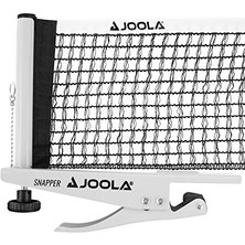 Aesco Joola Tischtennisnetz Snapper-Indoor Rnitur Freizeitsport Höhenverstellbar T Feststellschraube - Klemmtechnik, Silber/schwarz, One Size