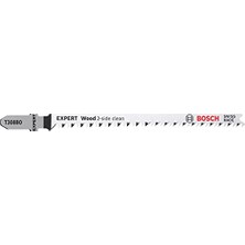 Aesco Bosch Professional 5x Expert ‘wood 2-Side Clean’ T 308 Bo Dekupaj Testere Bıçakları (Sert Ahşap Mobilya Levhası, Kontrplak, Uzunluk 117 Mm, Aksesuar Dekupaj Testeresi)