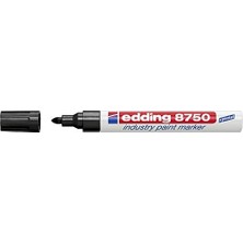 Aesco Edding 8750 Endüstriyel Boya Kalemi - Siyah - 1 Kalem - Kurşun Ucu 2-4 mm
