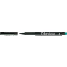 Aesco Faber-Castell Permanent Marker M Uçlu Siyah Kalem, Asetat Silgili, CD Cam Tepegöz ve Düz Yüzeyler Için