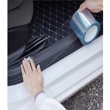 Aesco Araç Kapı Eşik Kaput Çizik Önleyici Şeffaf Koruma Folyosu 10 cm x 5 Metre