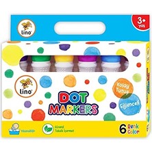 Aesco Lino Dot Markers 6' Lı Yıkanabilir Boya