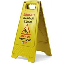 Orvessa Sarı Kaygan Zemin Levhası ile Güvenli ve Pratik Yürüyüş Pratik Temizlik Gereci