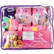 Ronanna Buğz Disney Prensesler Çantalı 4 Tekerlekli Ayarlanabilir Paten Seti S01028823