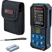 Aesco Bosch Professional Measurement Measurement Glm 50-27 Cg Yeşil Lazerli Uzaklık Ölçer, 50 Metre, Koruma Çantası, El Kayışı, 2 Pil