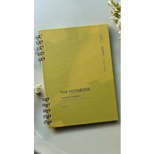 Aesco Fark Tanıtım Spiralli 80 Yaprak Çizgisiz A5 Defter, Not Defteri, Okul Defteri, 4 Farklı Renk Seçeneği (03 Olive Green)