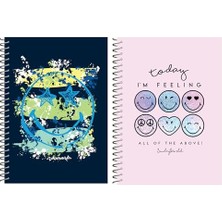 Aesco Smıley Pp Defter A4 80 Yp Çizgili