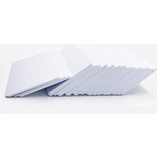 Aesco 15X Nfc Kart NTAG213 144 Byte 13.56 Mhz Rfıd Kartı Beyaz Pvc Boş Nfc