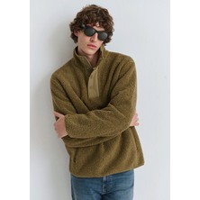 Mavi Dik Yaka Haki Sweatshirt 0110737-70362