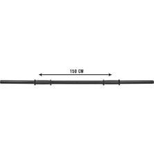 Aesco Spor 150 cm Uzun Bar Halter Barı Ağırlık Barı