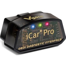 Aesco Icar Pro Mini Obd2 Bluetooth Tarayıcı Ios/android Obd Adaptörü Araç Arıza Kodu Okuyucu Tarama Araçları