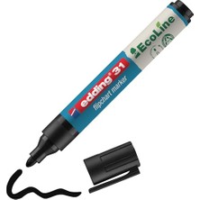 Aesco Edding Flipchartmarker 31 Ecoline, Yeniden Doldurulabilir, 1,5 – 3 Mm, Siyah