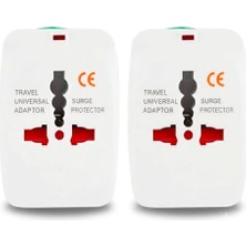 Aesco Universal Çoklu Priz Çevirici Seyahat Adaptörü Fiş/seyahat Adaptörü/power Charger Plug All In One World Travel Adaptörü Eu Us Uk Au China (2)