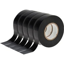Aesco Orret Home 5 Adet Elektrik Bandı,pvc Bant,10 Metre (Siyah)