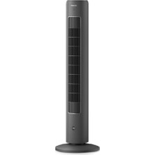 Aesco Philips 5000 Serisi Kule Tipi Fan, 105 cm Ince Tasarım, Uzaktan Kumanda, Zamanlayıcı, 3 Hız, 3 Mod, 40W, Güçlü ve Sessiz Hava Akışı, Aromaterapi Için Uygun, Koyu Gri (CX5535/11)