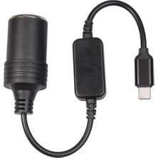 Aesco Type-C 5 Volt To 12 Volt Çakmak Fi̇ş Çevi̇ri̇ci̇