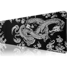 Aesco Klasse Pro - 6 Farklı Model Dikişli Kenar 70X30 cm Oyuncu Gaming Mouse Pad (Dragon Knot)
