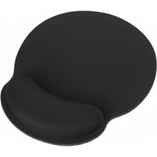 Aesco Comfipad Bilek Destekli Konfor Kaymaz Ergonomik Mouse Pad Siyah Siyah
