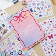 Aesco A5 Sticker Book 1183 Adet 18 Yaprak Renkli Etiket Defteri
