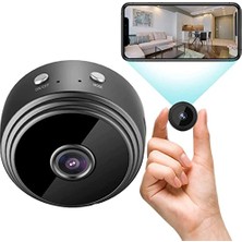 Aesco Mini Kamera, 1080P Hd Mini Güvenlik Kamerası Uzun Pil Ömrü Wifi Mini Kamera Canlı Mobil Uygulama Kompakt Küçük Güvenlik Kamerası Iç Mekan Için Hareket Sensörü Hafıza Gece Görüş Kamerası