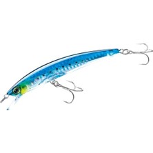 Aesco Yo-Zuri Crystal 3D Nnow Floating Sert Balık, Ghiw, 90 mm