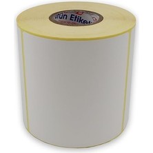 Aesco Kargo Etiketi Eko Termal Etiket 100MM x 100MM Ruloda 500 Adet 40MM Kuka Çapında Direk Termal Transfer Etiketi