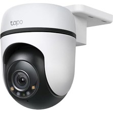 Aesco Tp-Link Tapo C500 V2.0 Işıklı ve Renkli Gece Görüşlü, Sesli ve Işıklı Alarmlı, Yatay/dikey 360 Derece, Dış Mekan Wi-Fi Güvenlik Kamerası