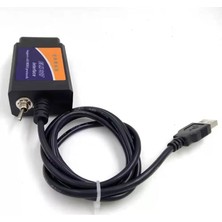 Aesco USB Bağlantılı CH340 Driver Obd2 Elm Modifiye Edilmiş Kısa Devreli Forscan Foccus Elmconfig DDT4ALL Uyumlu