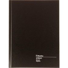Odea Record Kitap, Siyah, 26 x 19,5 Cm, 200 Sayfa (A796.01)